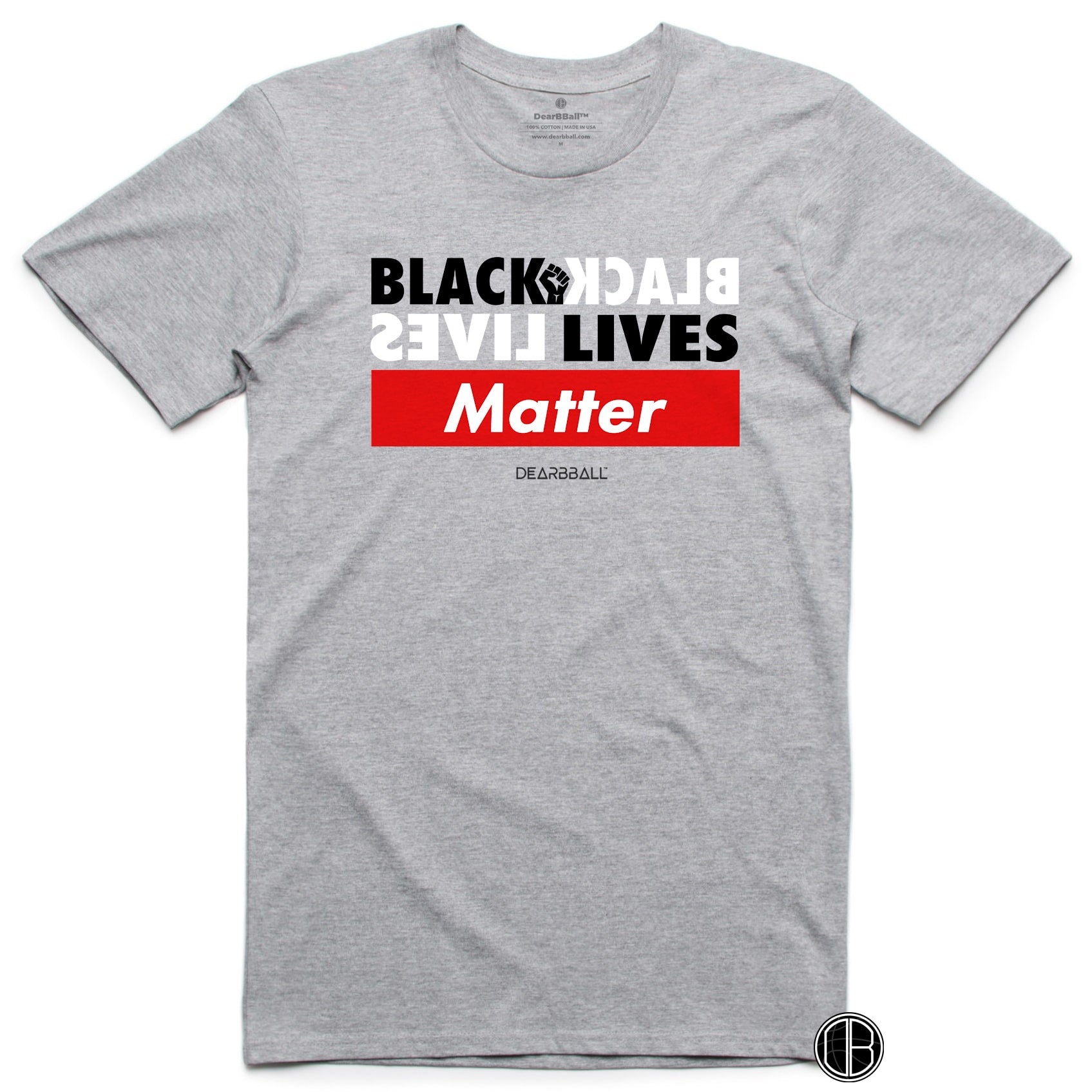 Black Lives Matter SUPREMACY SHIRT - BLM Basketball Dearbball blanc