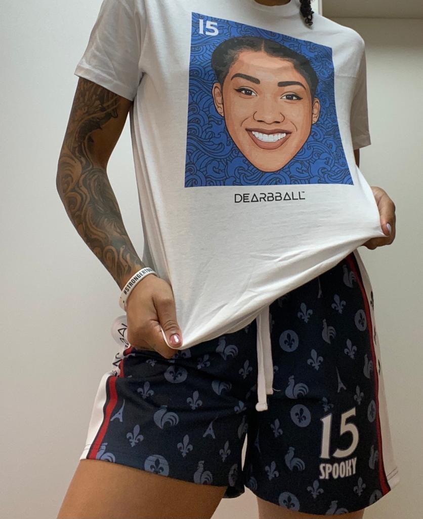 Short-Gabby-Williams-Equipe-de-France-Dearbball-vetements-marque-france