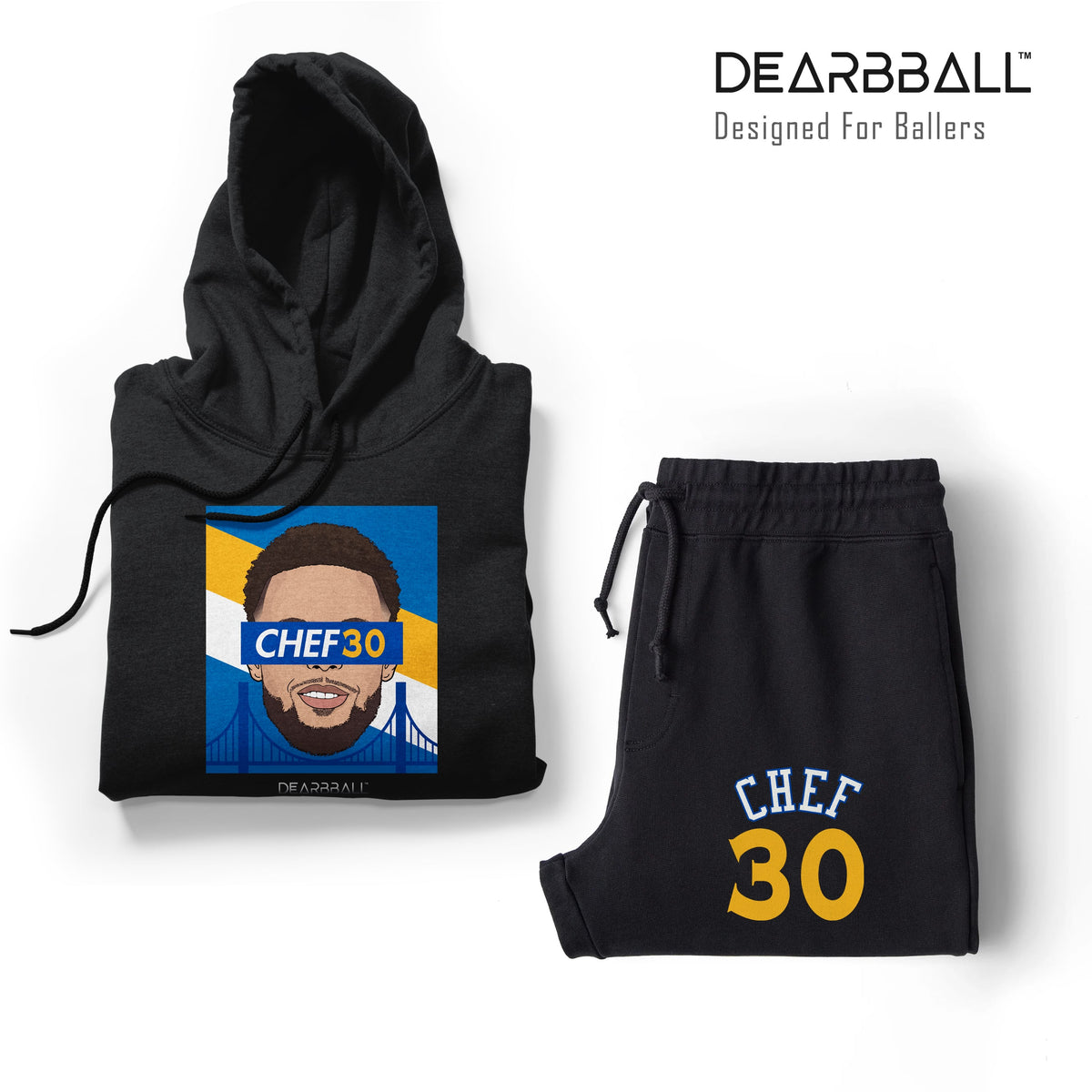 Sweat-a-capuche-Jogging-Ensemble-Stephen-Curry-Golden-State-Warriors-Dearbball-vetements-marque-france