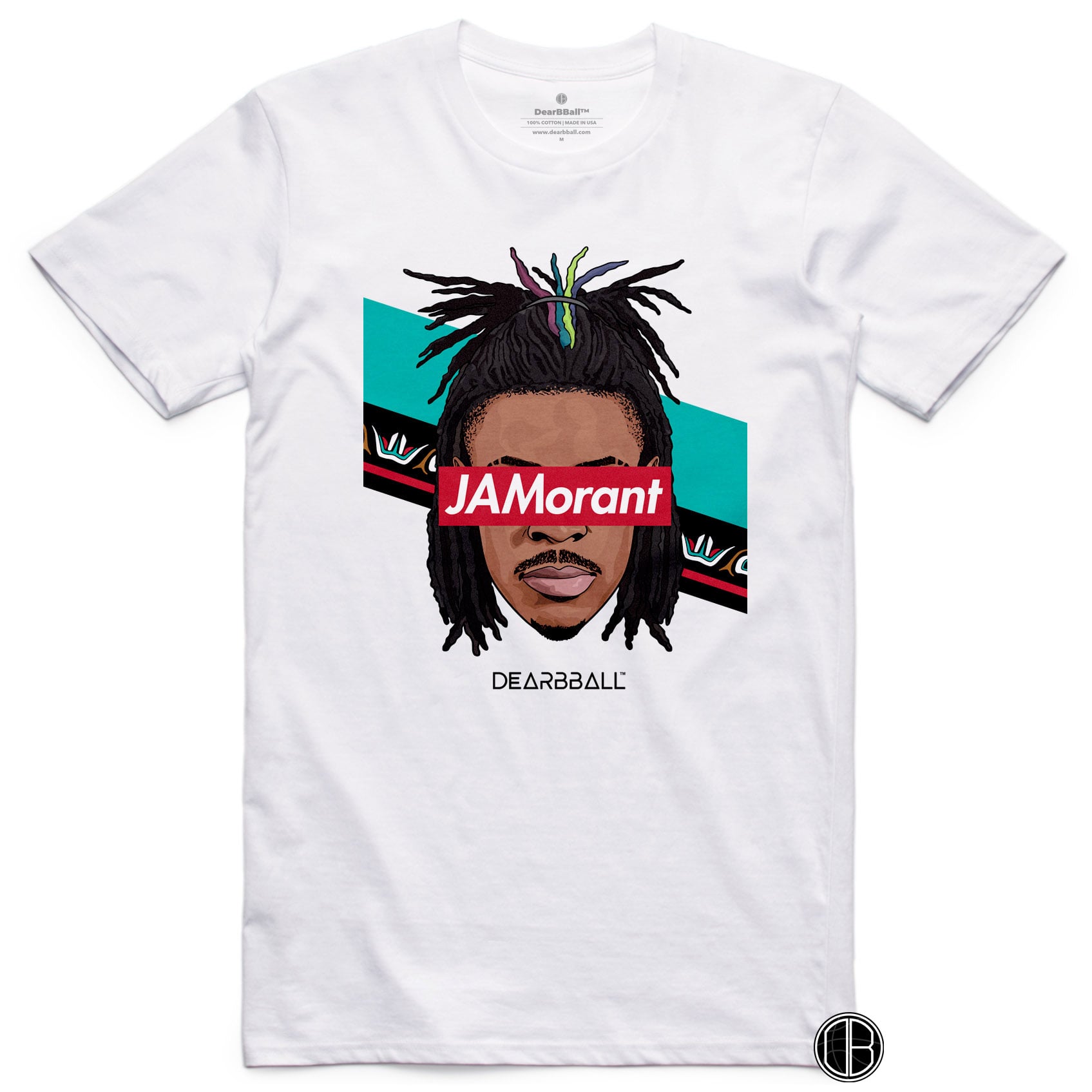 T-Shirt-Ja-Morant-Memphis-Grizzlies-Dearbball-vetements-marque-france