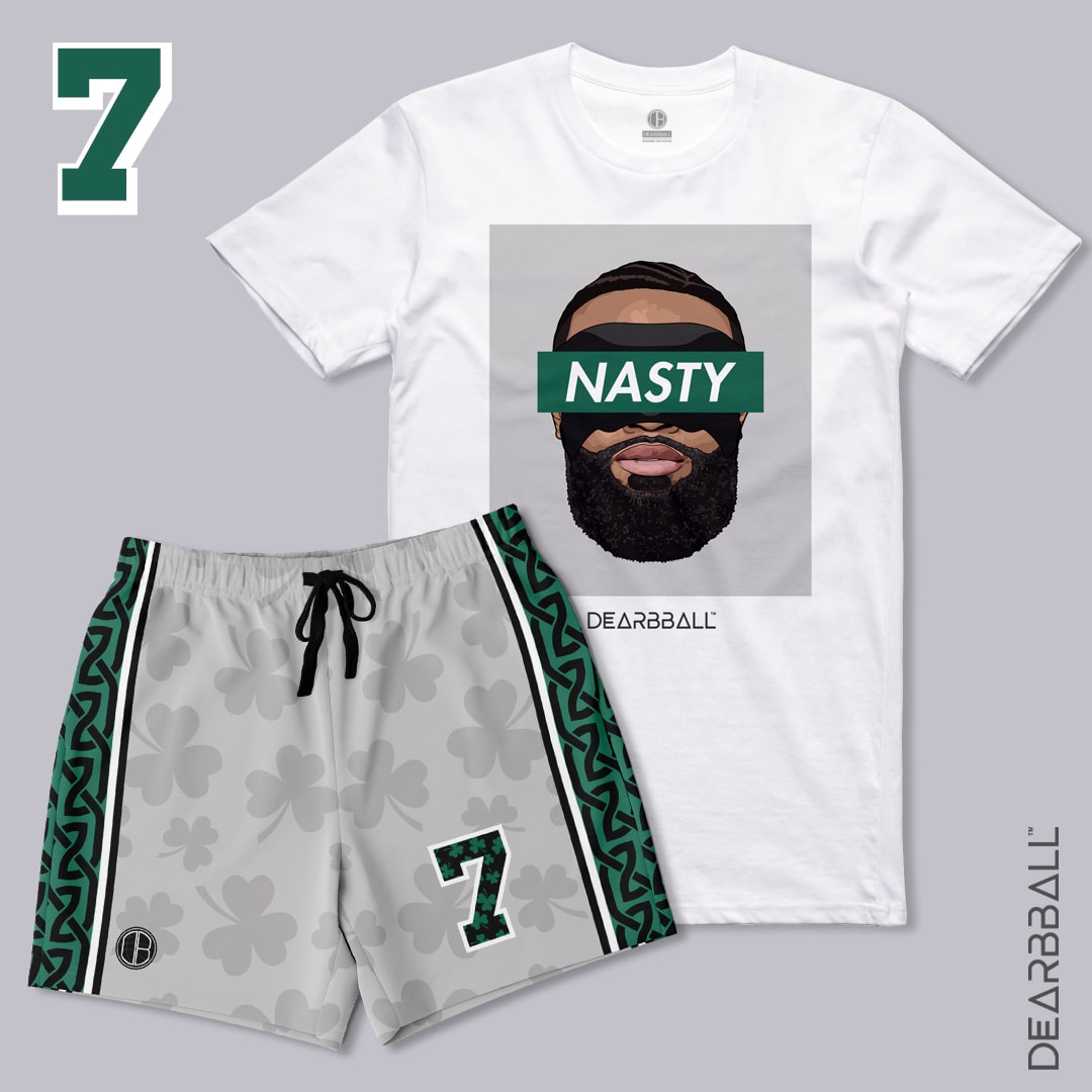 T-Shirt-Short-Ensemble-Jaylen-Brown-Celtics-Boston-Dearbball-vetements-marque-france