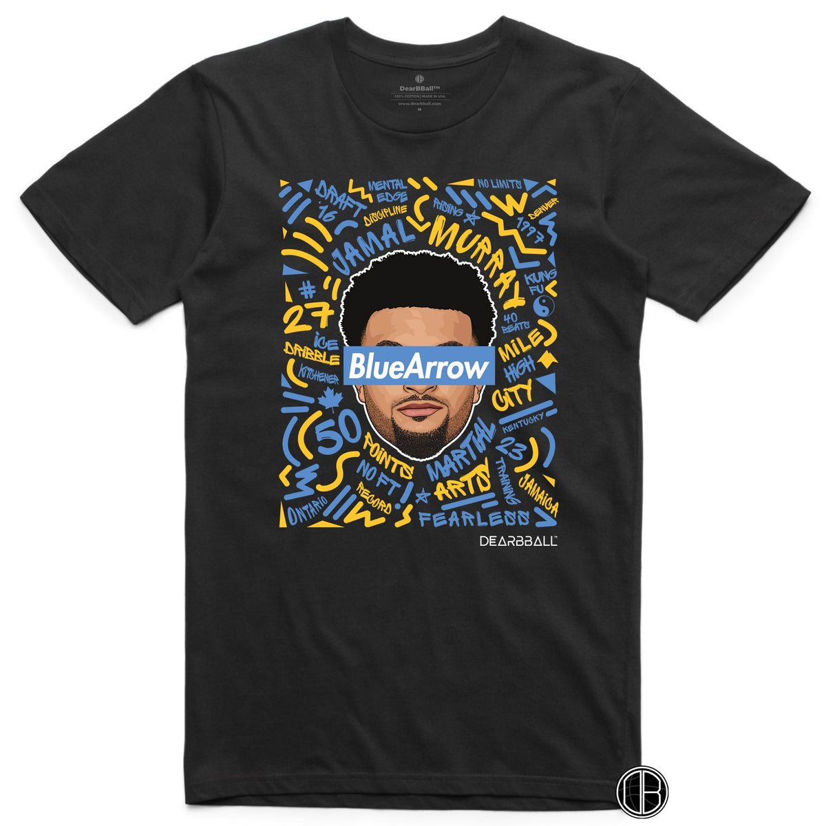 T-Shirt-Jamal-Murray-Denver-Nuggets-Dearbball-vetements-marque-france