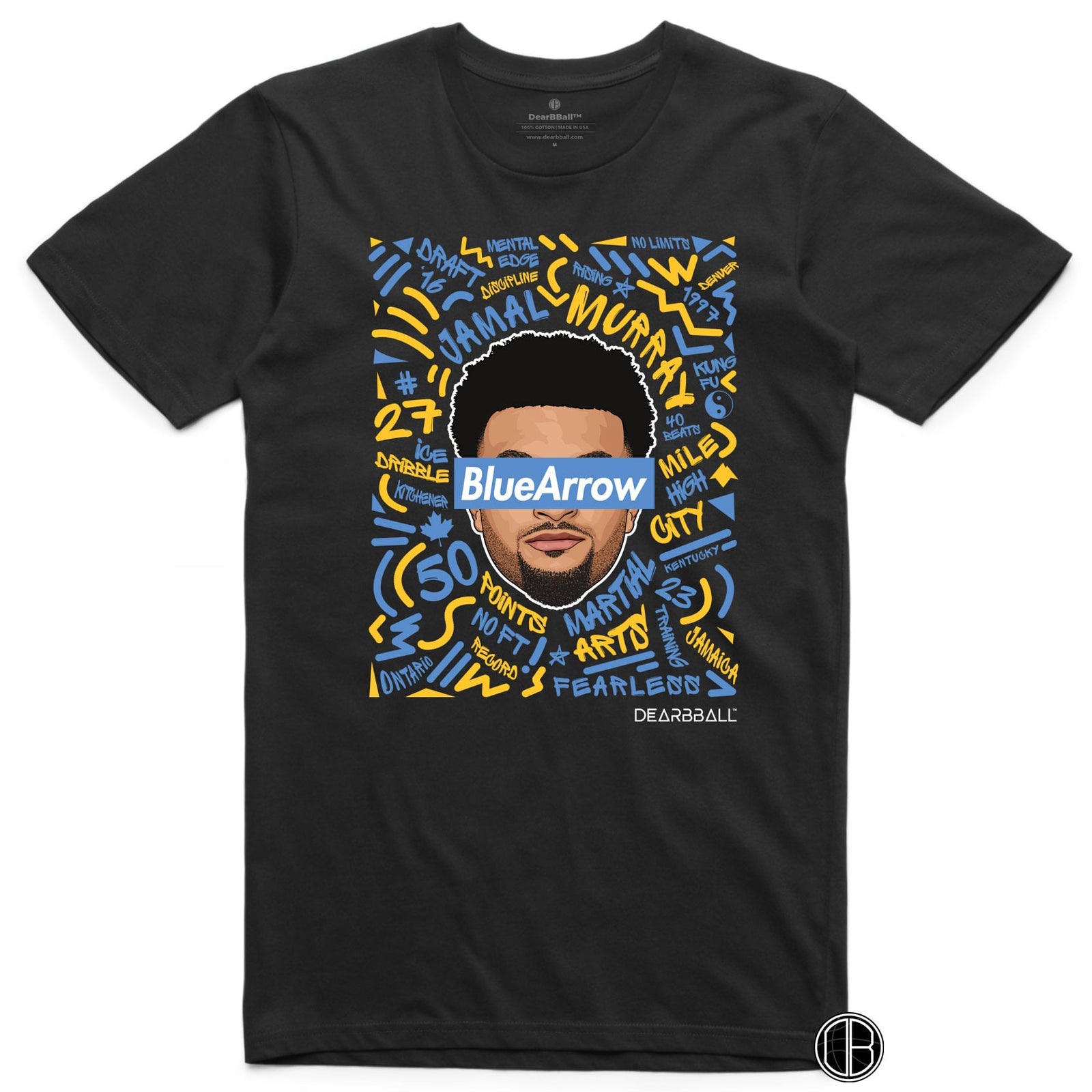 T-Shirt-Jamal-Murray-Denver-Nuggets-Dearbball-vetements-marque-france