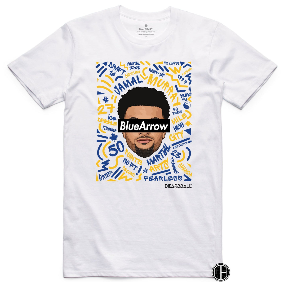 T-Shirt-Jamal-Murray-Denver-Nuggets-Dearbball-vetements-marque-france