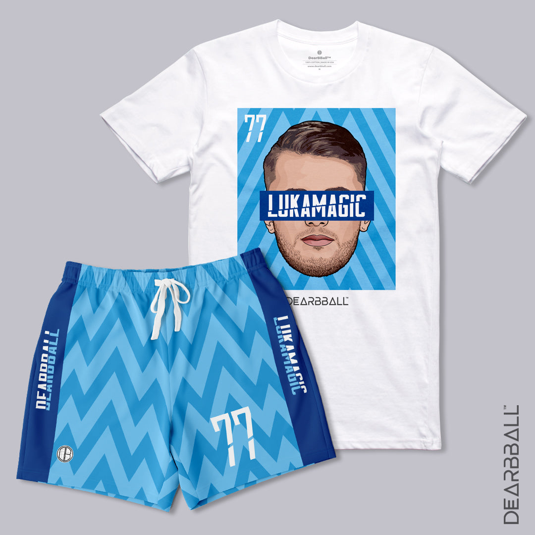 T-Shirt-Short-Ensemble-Luka-Doncic-Dallas-Mavericks-Dearbball-vetements-marque-france