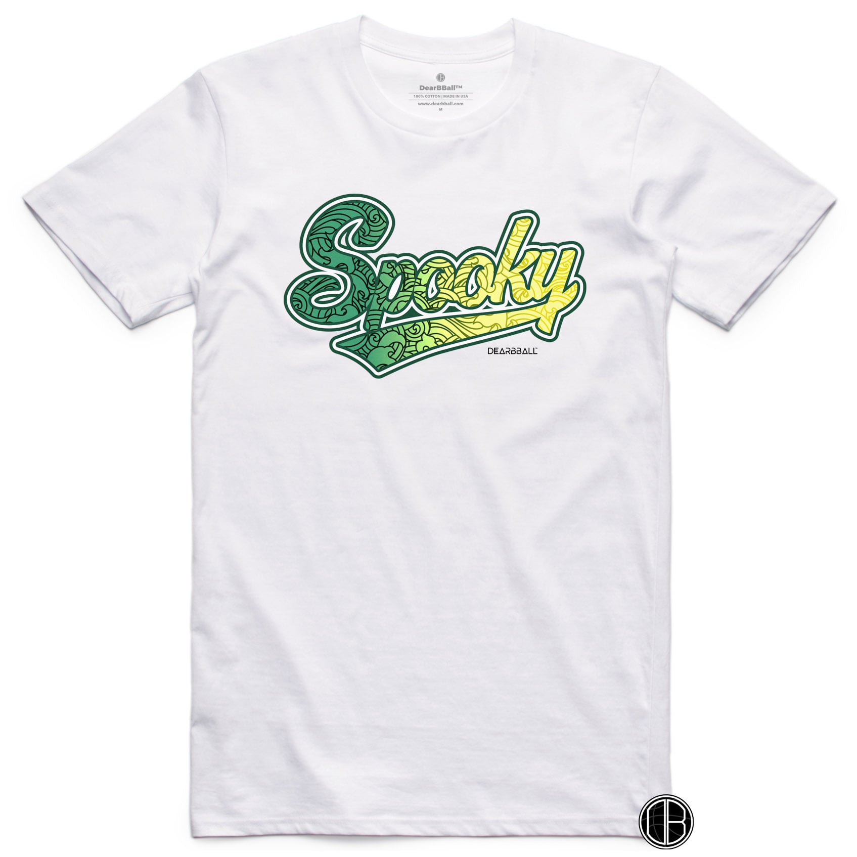 Spooky Script Gradient T-Shirt Black Dearbball Gabby Williams