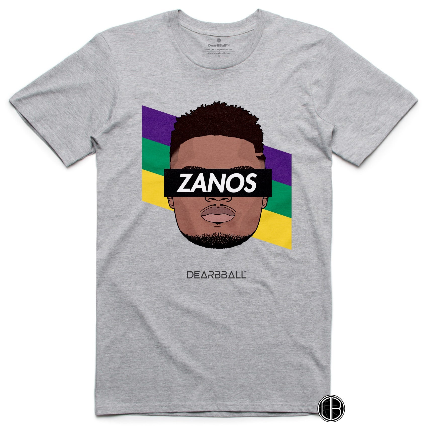 ZION WILLIAMSON T - Shirt ZANOS City New Orleans Basketball Dearbball black
