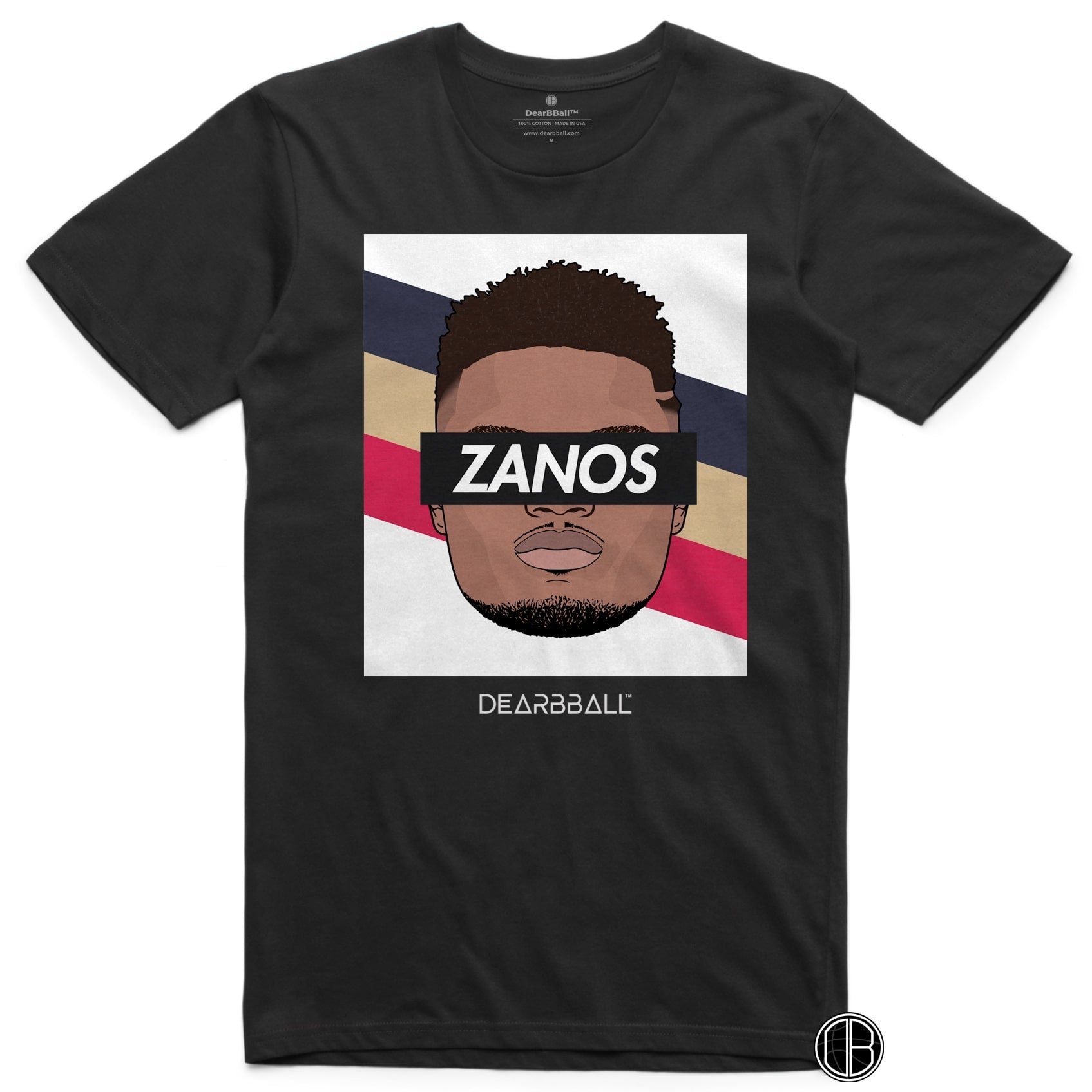 ZION WILLIAMSON T - Shirt ZANOS Earned New Orleans Basketball Dearbball black