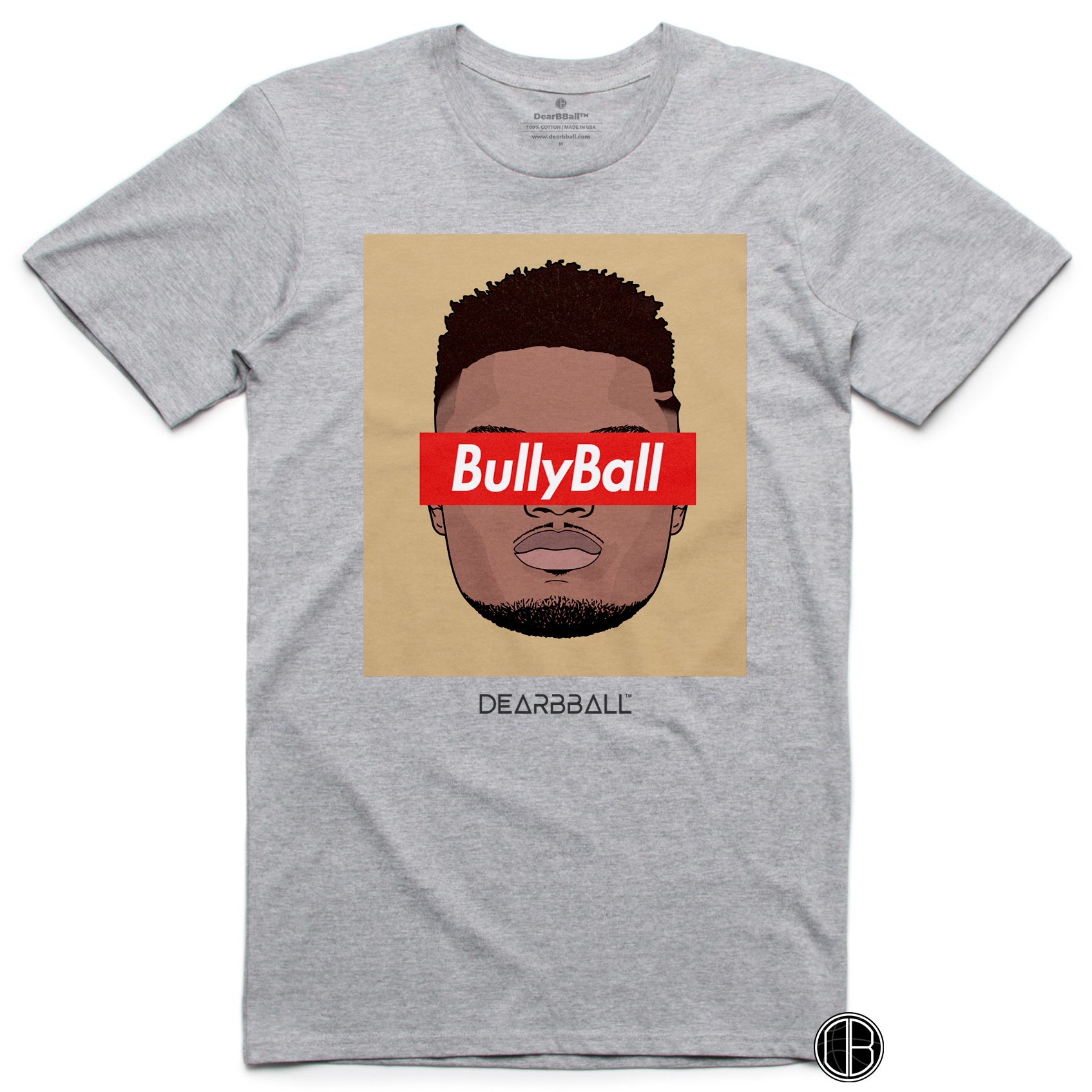 Zion Williamson T-Shirt Bio - BullyBall Gold Supremacy New Orleans Pelicans Basketball Dearbball noir