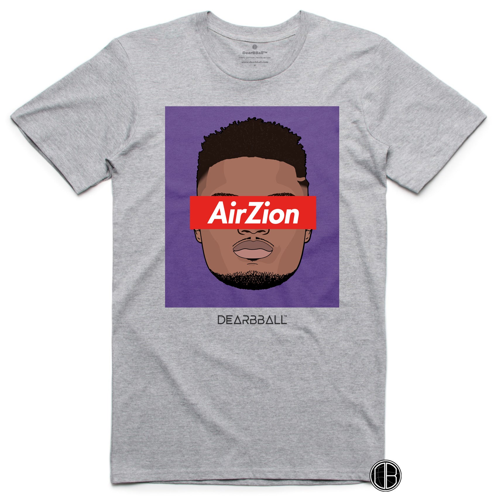Zion Williamson T-Shirt Bio - AirZion Supremacy New Orleans Pelicans Basketball Dearbball blanc