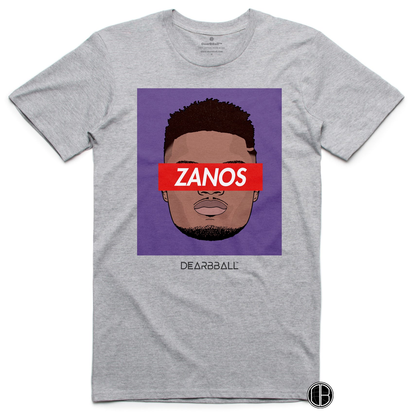 Zion Williamson T-Shirt Bio - Zanos Supremacy New Orleans Pelicans Basketball Dearbball blanc