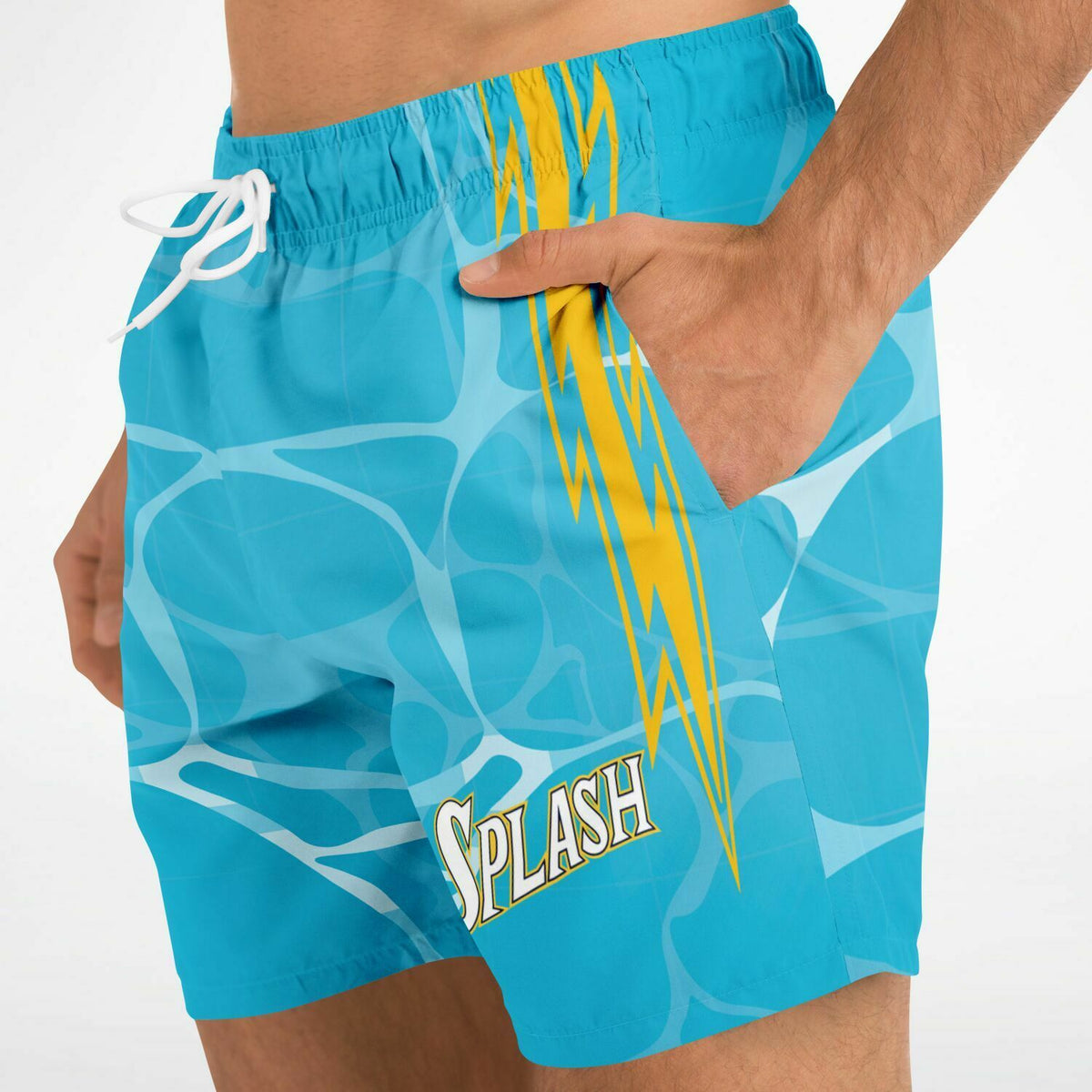 Short-de-bain-Jordan-Poole-Golden-State-Warriors-Dearbball-vetements-marque-france