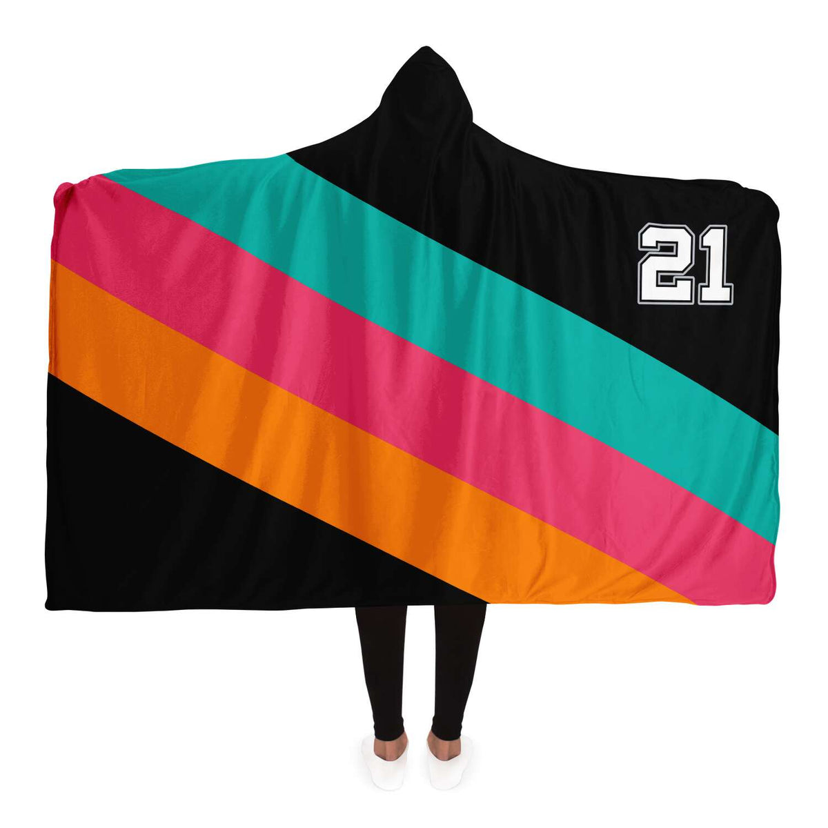 Sweat-shirt com capuz xadrez DearBBall - Big Fundamental 21 San Antonio