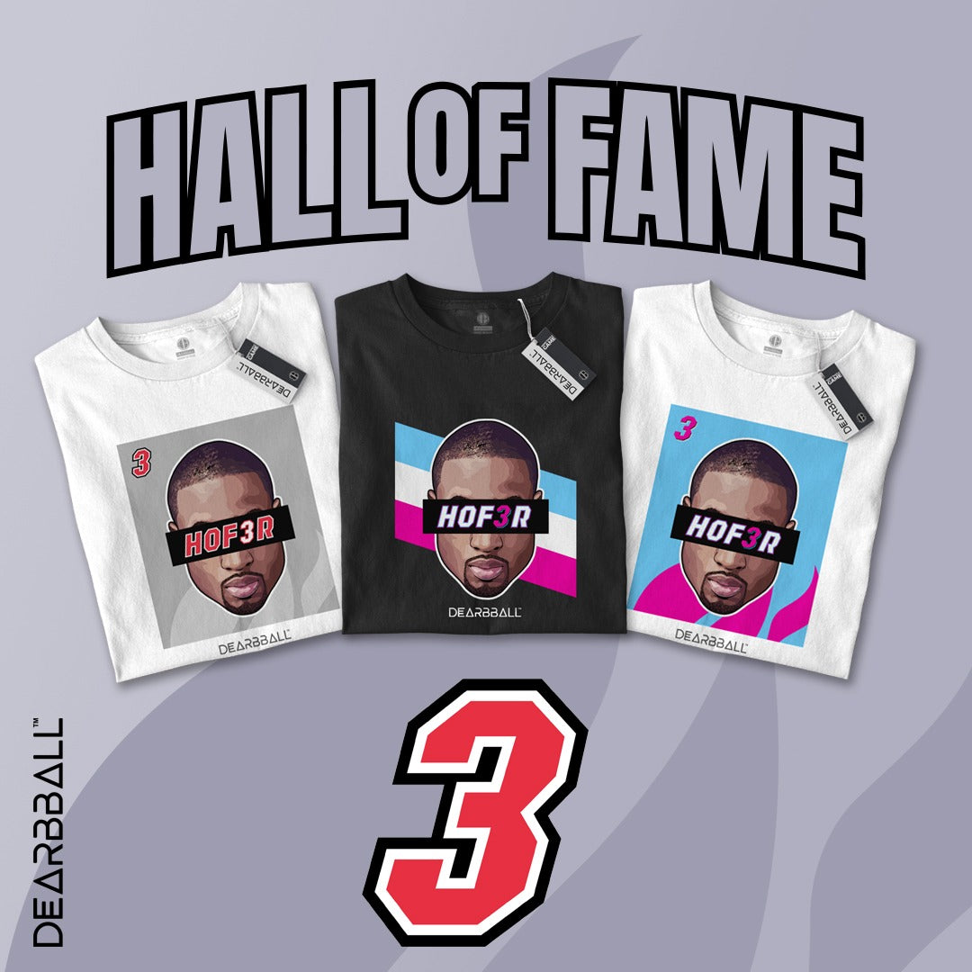 DearBBall Pack 3 T-Shirts - Hall of Famer 3 Miami