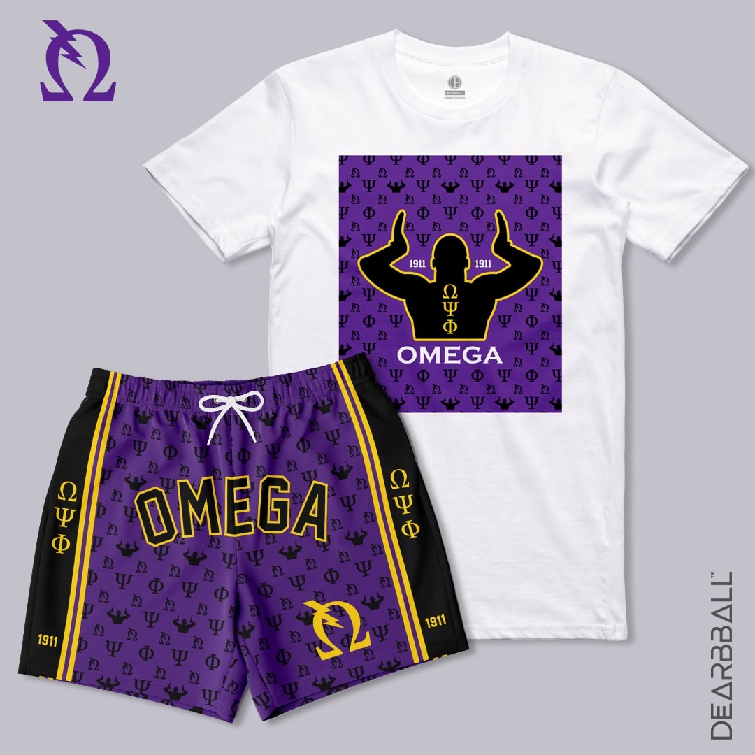 DearBBall Ensemble Short T-Shirt - OMEGA Pattern Edition