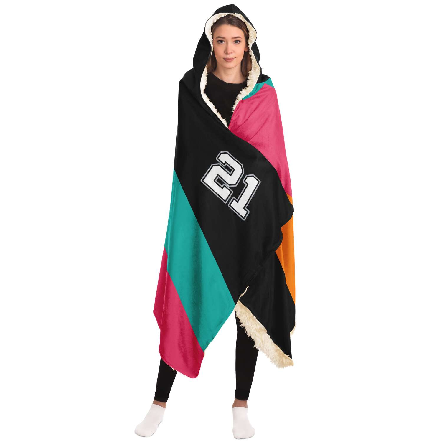 Sweat-shirt com capuz xadrez DearBBall - Big Fundamental 21 San Antonio