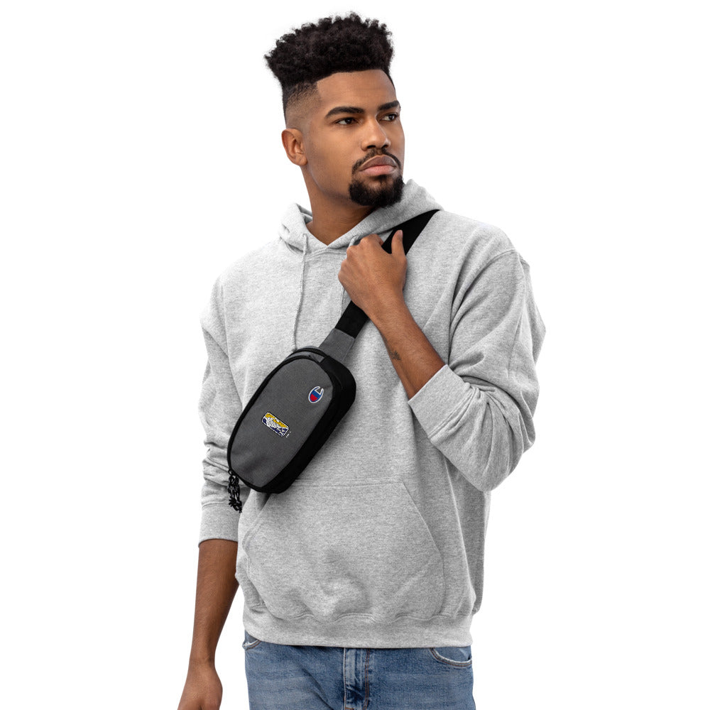 DearBBall × Champion embroidered fanny pack - Logo 24