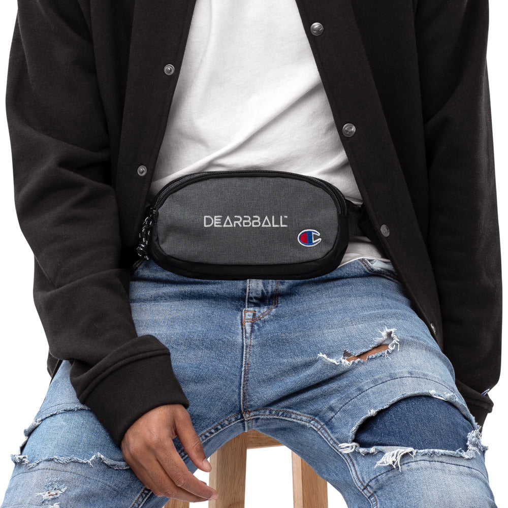 DearBBall × Champion embroidered fanny pack - DearBBall Script