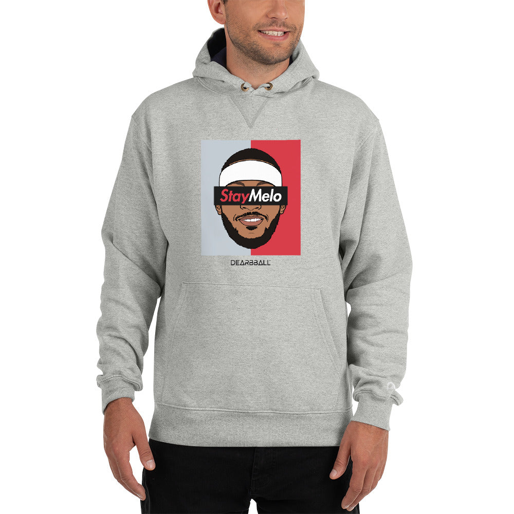DearBBall × Champion Hoodie - STAYMELO BICOLOR POR NY Supremacy