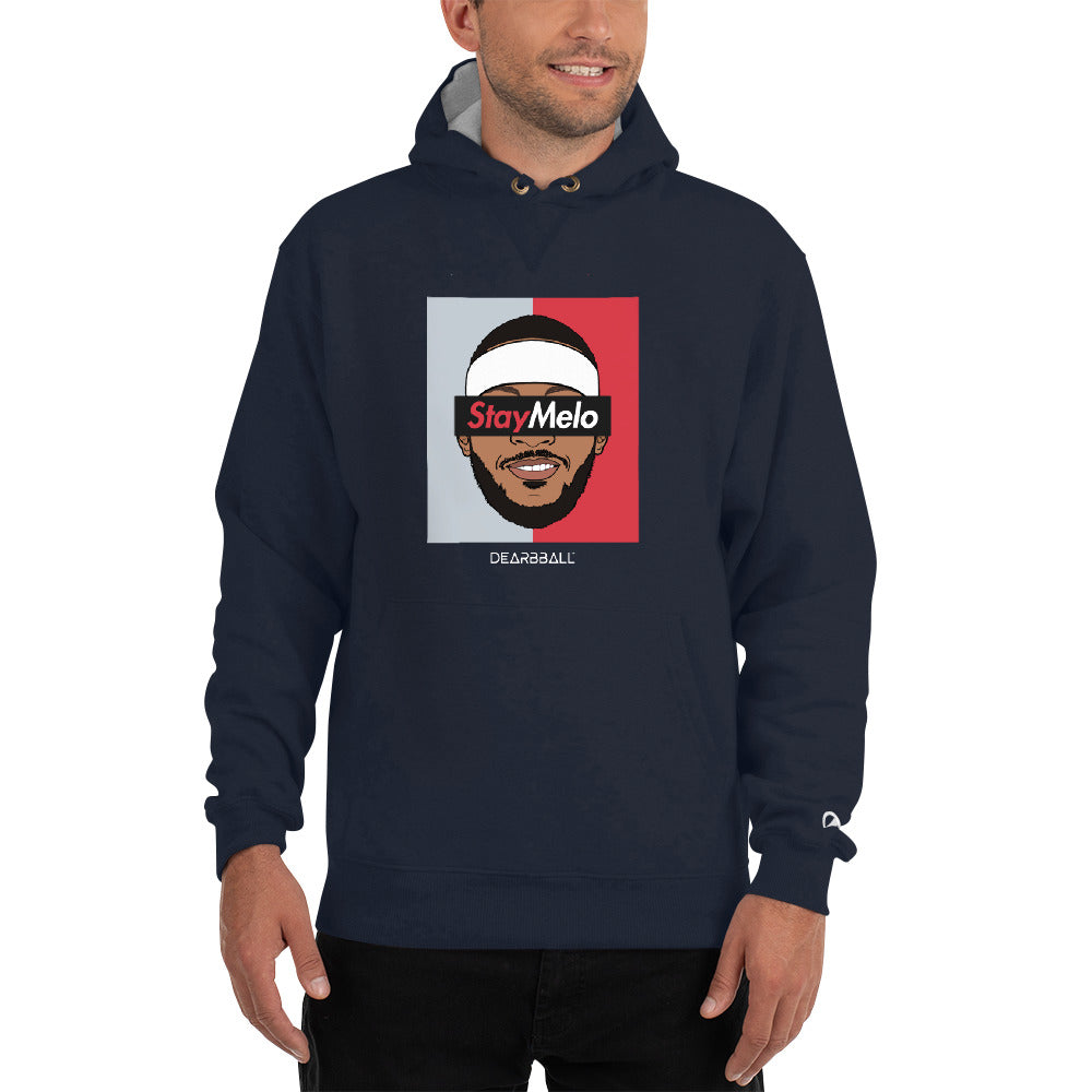 DearBBall × Champion Hoodie - STAYMELO BICOLOR POR NY Supremacy