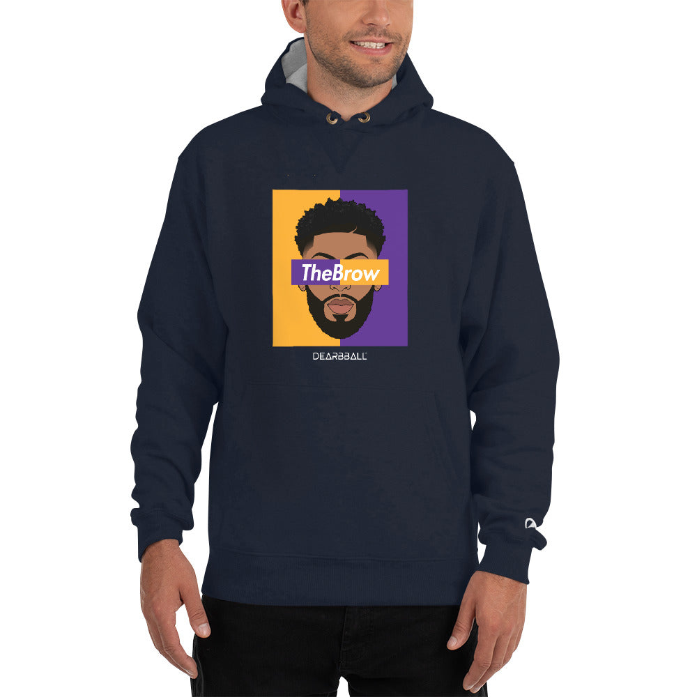 DearBBall × Champion Hoodie - The Brow Bicolor Supremacy