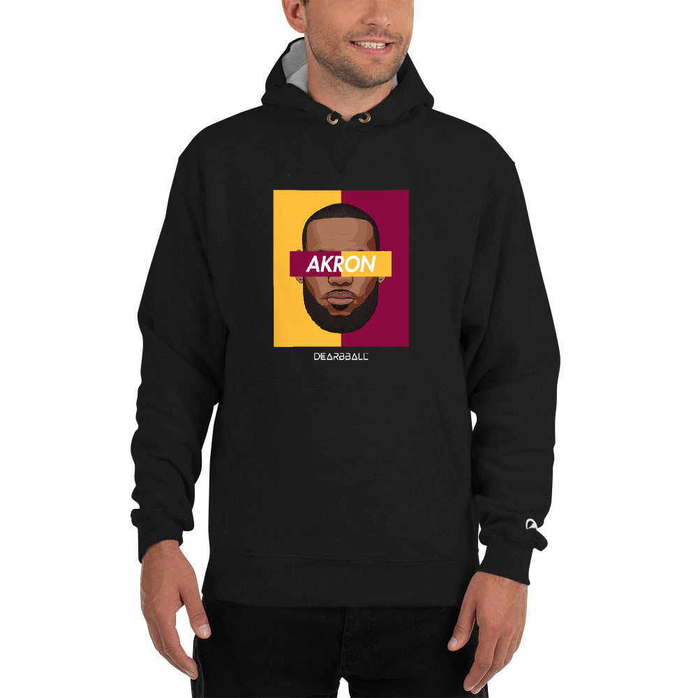 DearBBall × Champion Felpa con Cappuccio - LEBRON AKRON BiColor Supremacy