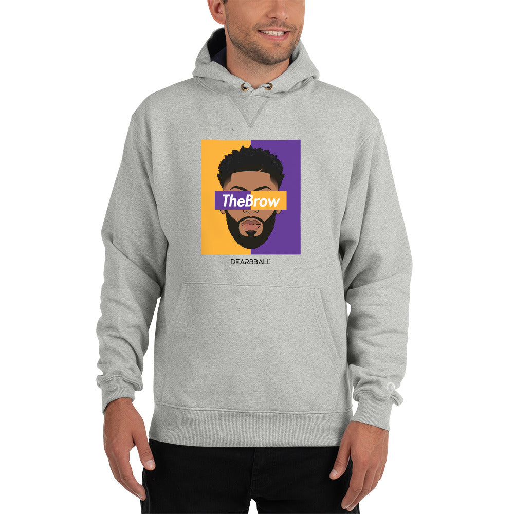 DearBBall × Champion Hoodie - The Brow Bicolor Supremacy