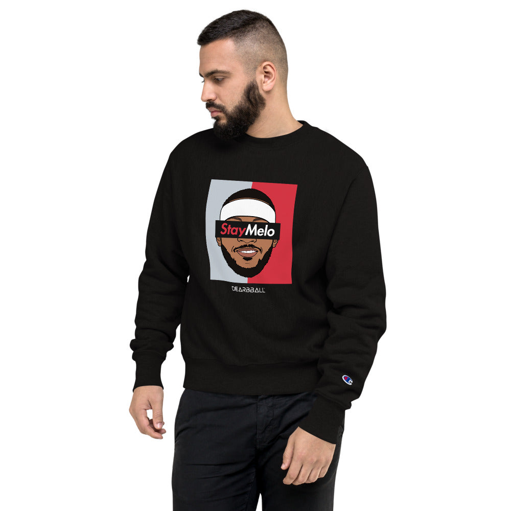 DearBBall × Champion Felpa - STAYMELO BICOLOR POR NY Supremacy