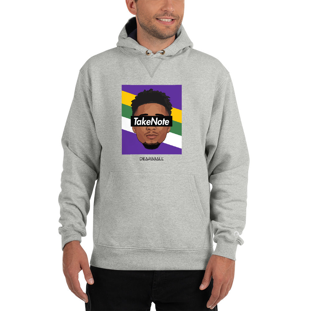 DearBBall × Champion Felpa con cappuccio - Take Note Utah Colors Edizione Limitata