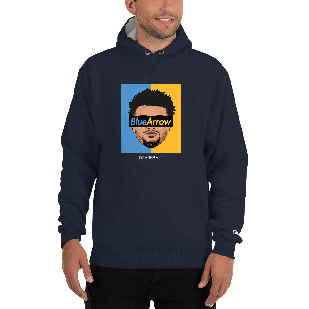 DearBBall × Champion Felpa con cappuccio - BlueArrow Bicolor Edizione Limitata