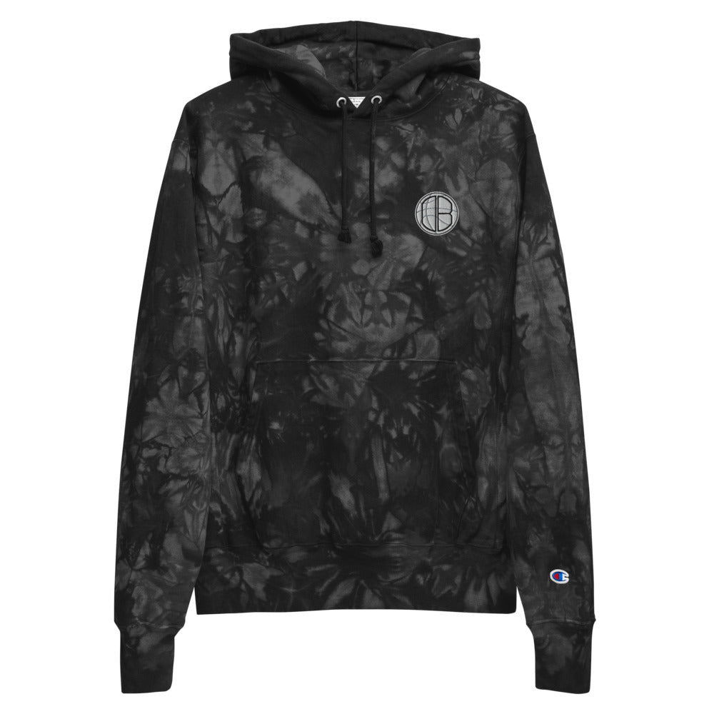 DearBBall × Champion tie-dye hoodie brodée - Logo DearBBall
