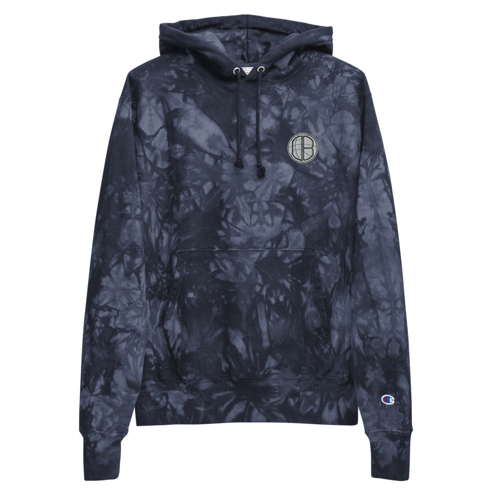 DearBBall × Champion tie-dye embroidered hoodie - DearBBall logo